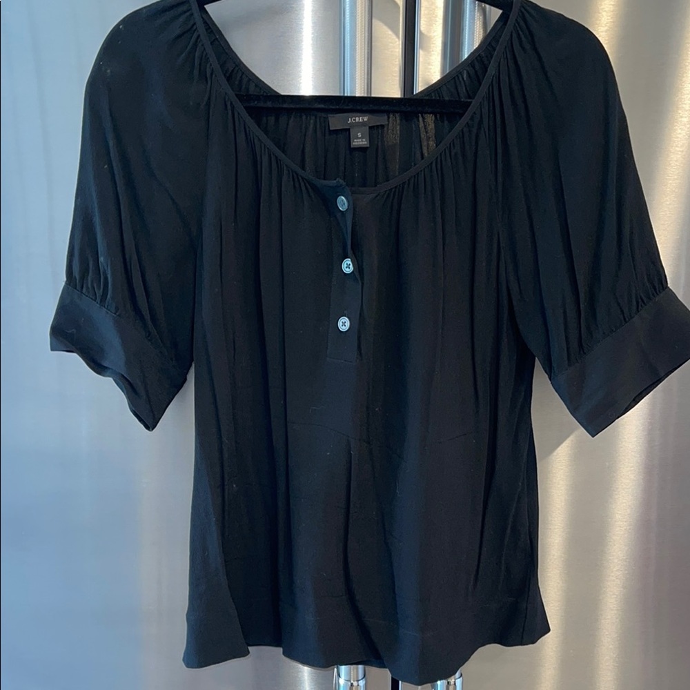 J. Crew Women's Black Top Small